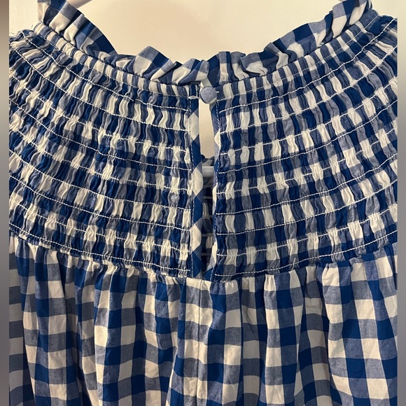 Blue and white gingham dress - Picture 4 of 5